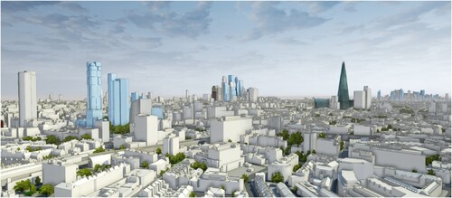 Figure 3. London 3D Model 2029 overview