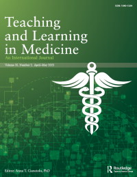 Cover image for Teaching and Learning in Medicine, Volume 35, Issue 2, 2023