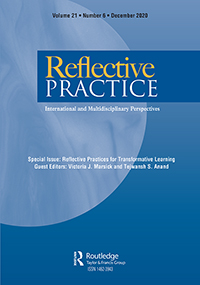 Cover image for Reflective Practice, Volume 21, Issue 6, 2020