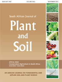 Cover image for South African Journal of Plant and Soil, Volume 38, Issue 3, 2021