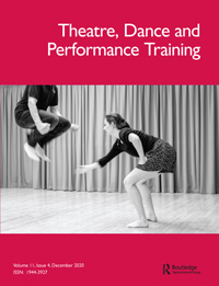 Cover image for Theatre, Dance and Performance Training, Volume 11, Issue 4, 2020