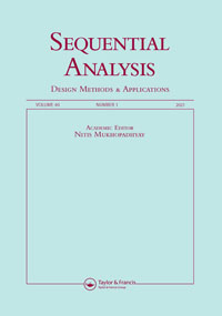 Cover image for Sequential Analysis, Volume 40, Issue 1, 2021