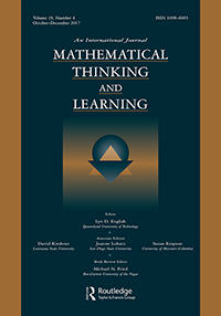 Cover image for Mathematical Thinking and Learning, Volume 19, Issue 4, 2017