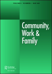 Cover image for Community, Work & Family, Volume 3, Issue 3, 2000