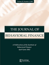 Cover image for Journal of Behavioral Finance, Volume 23, Issue 2, 2022