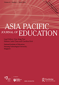 Cover image for Asia Pacific Journal of Education, Volume 42, Issue 1, 2022