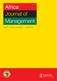 Cover image for Africa Journal of Management, Volume 9, Issue 4, 2023