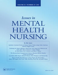 Cover image for Issues in Mental Health Nursing, Volume 36, Issue 10, 2015