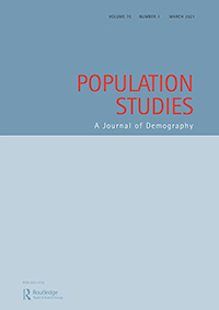 Cover image for Population Studies, Volume 75, Issue 1, 2021