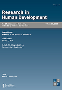 Cover image for Research in Human Development, Volume 18, Issue 3, 2021
