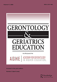 Cover image for Gerontology & Geriatrics Education, Volume 41, Issue 2, 2020