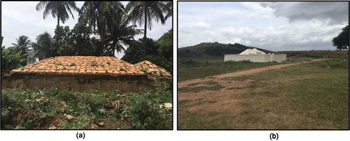 Figure 1. (a) Unrestored, original armoury. (b) Restored whitewashed armoury