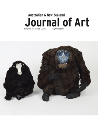 Cover image for Australian and New Zealand Journal of Art, Volume 17, Issue 1, 2017