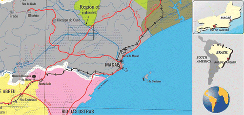 Figure 1. Region of interest location (adapted from Fundação CIDE, http://www.cide.rj.gov.br).