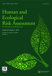 Cover image for Human and Ecological Risk Assessment: An International Journal, Volume 24, Issue 1, 2018