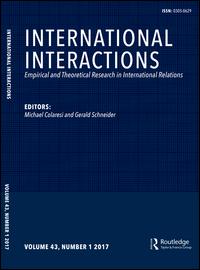 Cover image for International Interactions, Volume 43, Issue 1, 2017