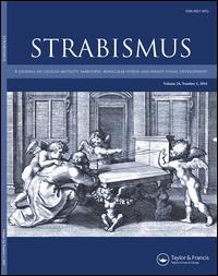 Cover image for Strabismus, Volume 14, Issue 2, 2006