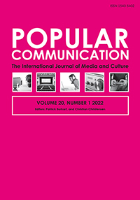 Cover image for Popular Communication, Volume 20, Issue 1, 2022