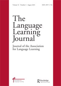Cover image for The Language Learning Journal, Volume 52, Issue 4, 2024