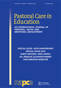 Cover image for Pastoral Care in Education, Volume 40, Issue 3, 2022