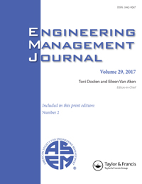 Cover image for Engineering Management Journal, Volume 29, Issue 2, 2017