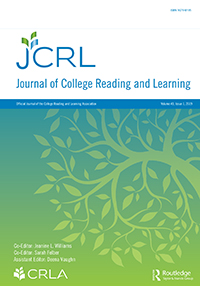 Cover image for Journal of College Reading and Learning, Volume 49, Issue 1, 2019