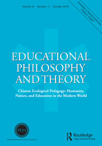 Cover image for Educational Philosophy and Theory, Volume 51, Issue 11, 2019