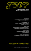 Cover image for Journal of the British Society for Phenomenology, Volume 27, Issue 3, 1996