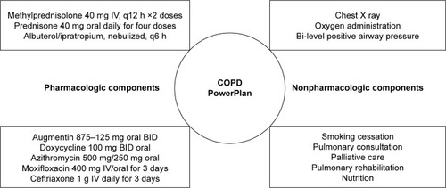 Figure 2 Components included in the PowerPlan order set.