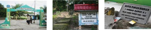Datuk Paduko Berhalo grave is located at Sungai Itik Hamlet, Sadu District, Tanjung Jabung Timur Regency (Insert before entering the Kepulauan Riau Region).