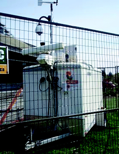 Fig. 2 CORALNet-UBC trailer installation at Totem Field (University of British Columbia).