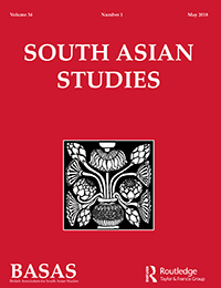 Cover image for South Asian Studies, Volume 34, Issue 1, 2018