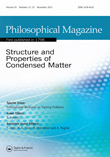 Cover image for Philosophical Magazine, Volume 93, Issue 31-33, 2013