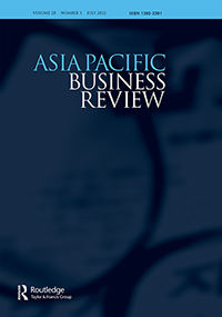 Cover image for Asia Pacific Business Review, Volume 28, Issue 3, 2022