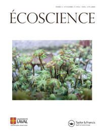 Cover image for Écoscience, Volume 23, Issue 3-4, 2016