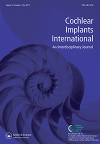 Cover image for Cochlear Implants International, Volume 20, Issue 3, 2019