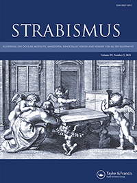 Cover image for Strabismus, Volume 29, Issue 3, 2021