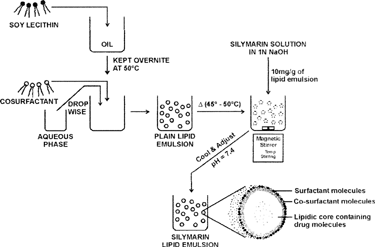 1 Schematic presentation of lipid microspheres formulation.