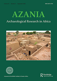 Cover image for Azania: Archaeological Research in Africa, Volume 55, Issue 3, 2020