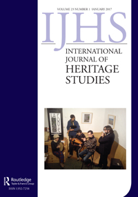 Cover image for International Journal of Heritage Studies, Volume 23, Issue 1, 2017