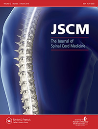 Cover image for The Journal of Spinal Cord Medicine, Volume 42, Issue 2, 2019