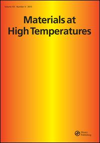 Cover image for Materials at High Temperatures, Volume 34, Issue 2, 2017