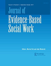 Cover image for Journal of Evidence-Based Social Work, Volume 14, Issue 5, 2017