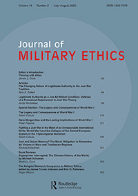 Cover image for Journal of Military Ethics, Volume 19, Issue 2, 2020