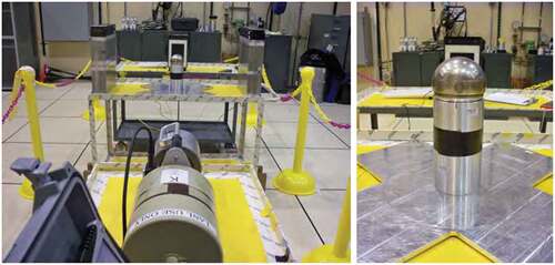 Fig. 16. Setup of the Thor core measurements