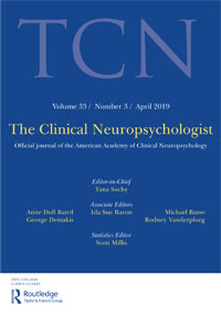 Cover image for The Clinical Neuropsychologist, Volume 33, Issue 3, 2019