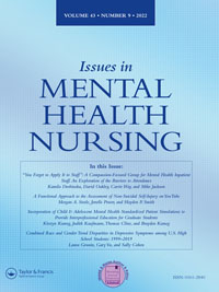 Cover image for Issues in Mental Health Nursing, Volume 43, Issue 9, 2022