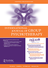 Cover image for International Journal of Group Psychotherapy, Volume 70, Issue 4, 2020