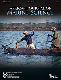 Cover image for African Journal of Marine Science, Volume 43, Issue 1, 2021