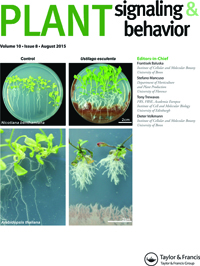 Cover image for Plant Signaling & Behavior, Volume 10, Issue 8, 2015